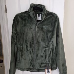 The North Face - NWT - Fuzzy Plush Fleece Osito Jacket - Medium - Thyme (Green)